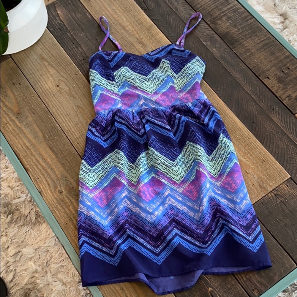 American Eagle sundress with back cutouts/pockets
